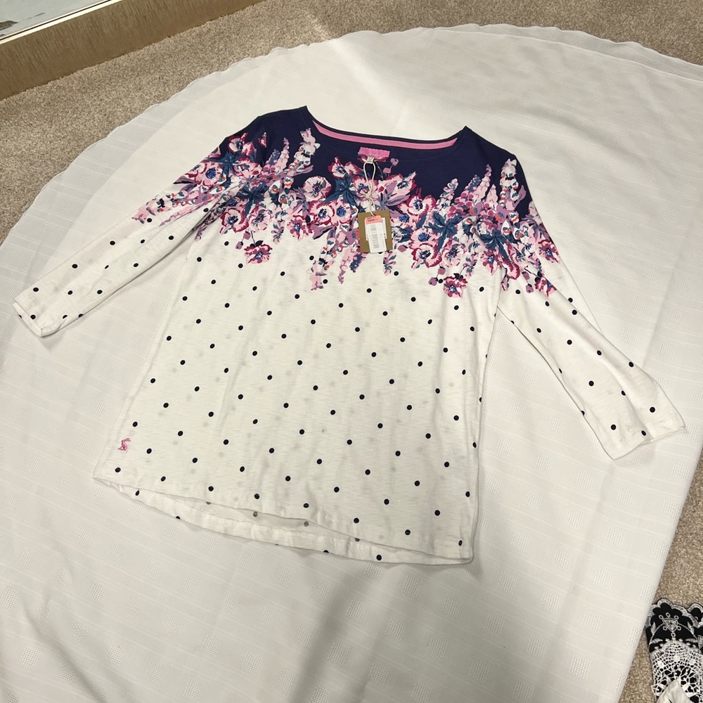 Joules floral top - Size 10